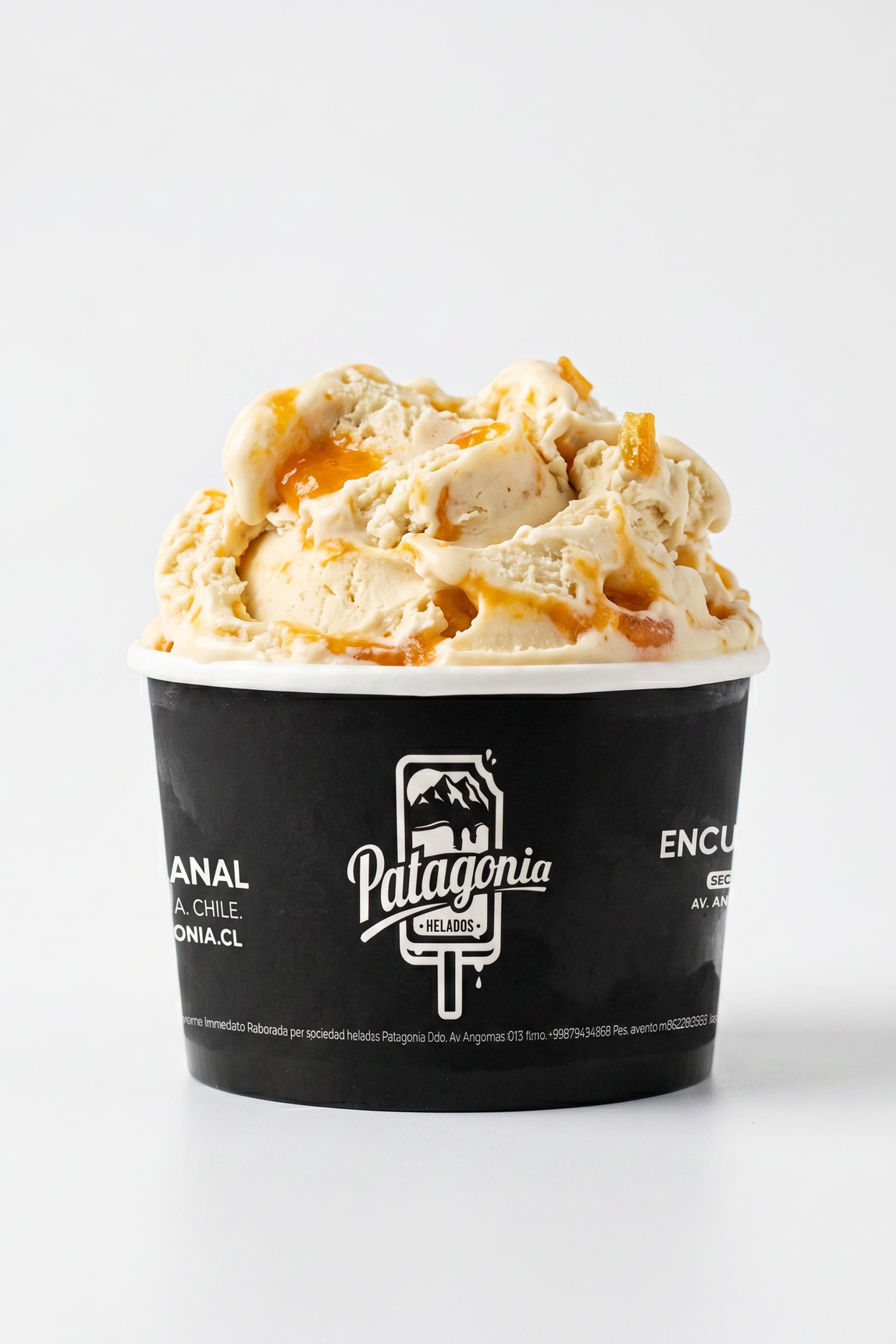 Gelato Chocolate Blanco y Naranja confitada