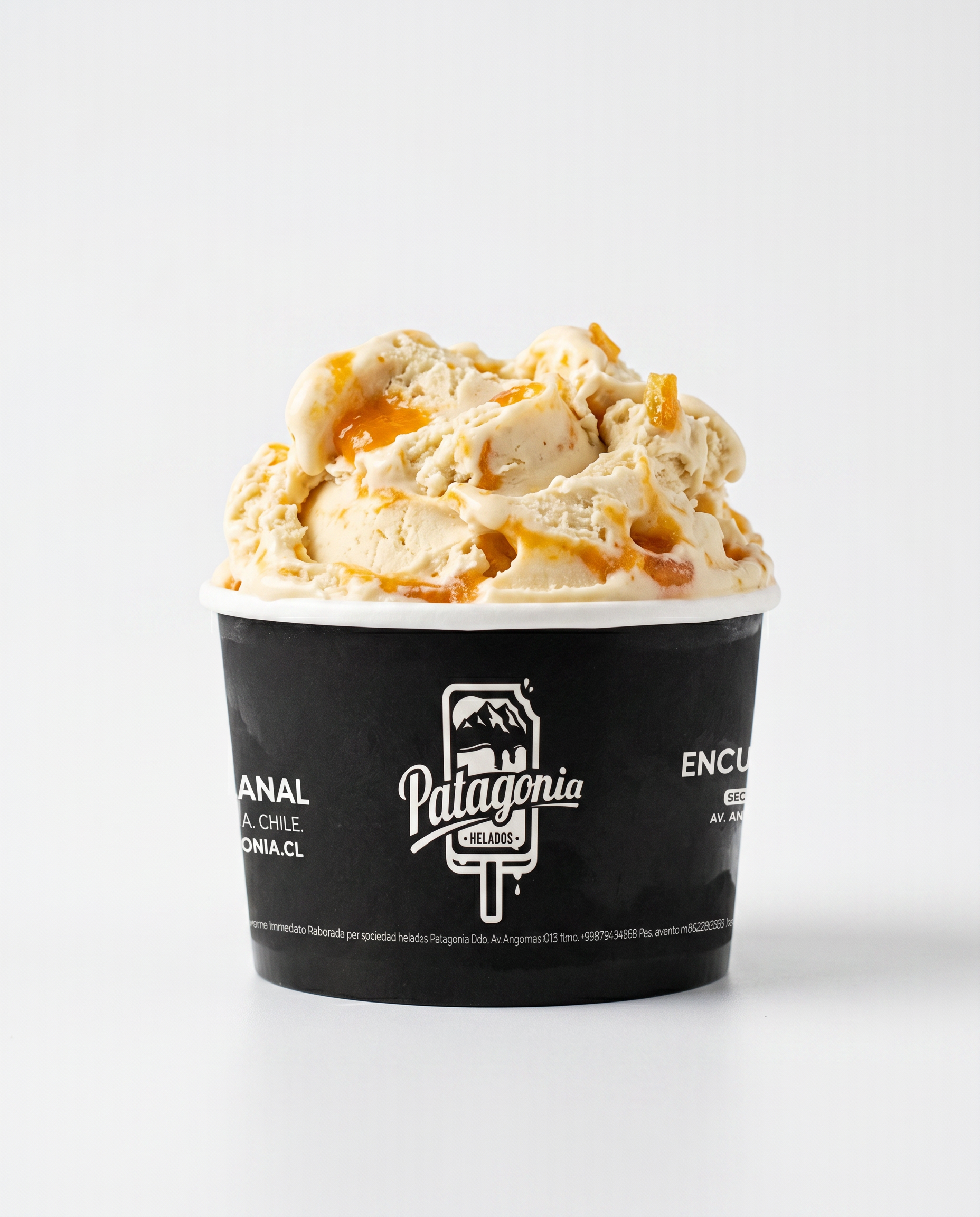 Gelato Chocolate Blanco y Naranja confitada
