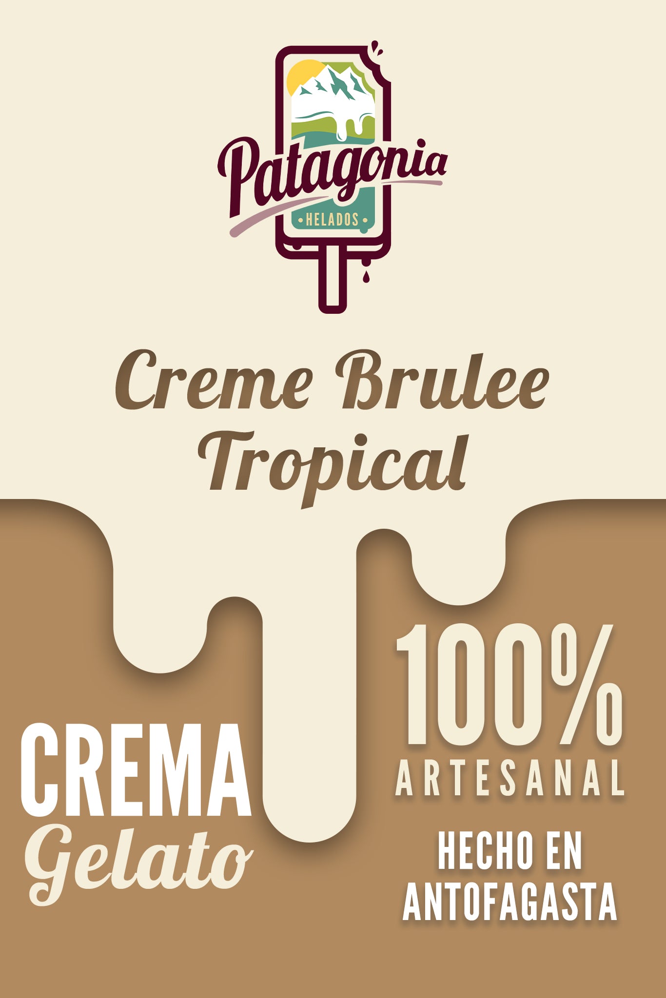 Gelato Creme Brulee Tropical