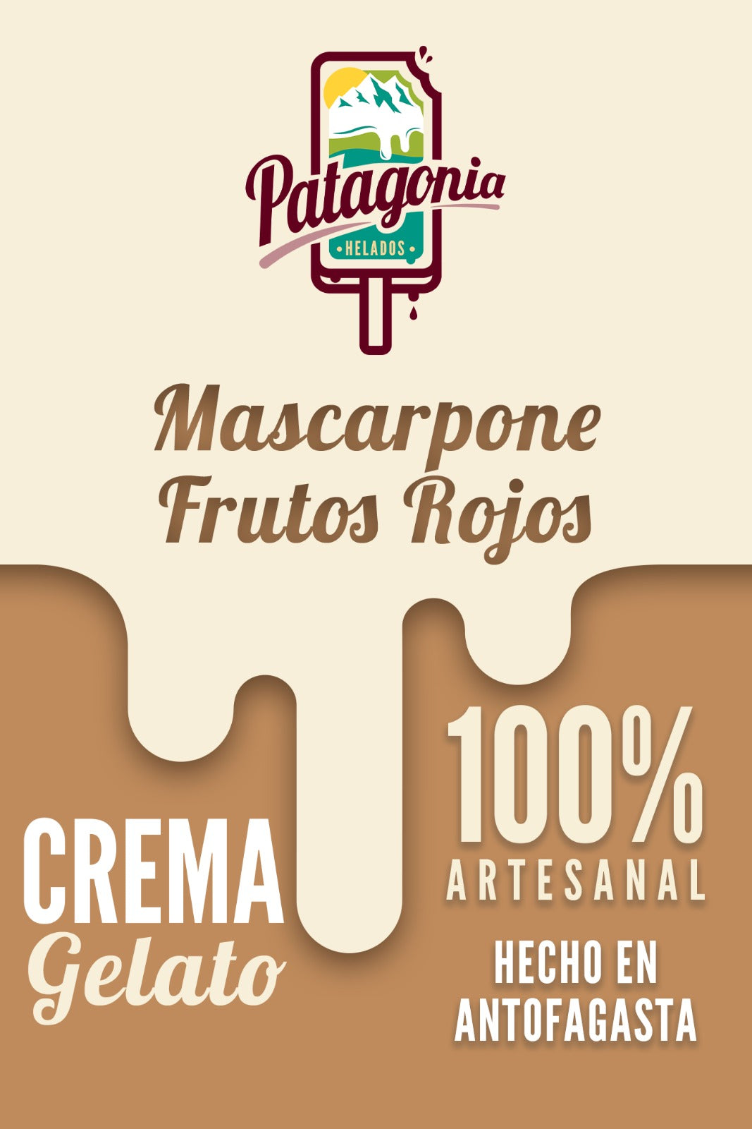 Gelato Mascarpone de Frutos Rojos