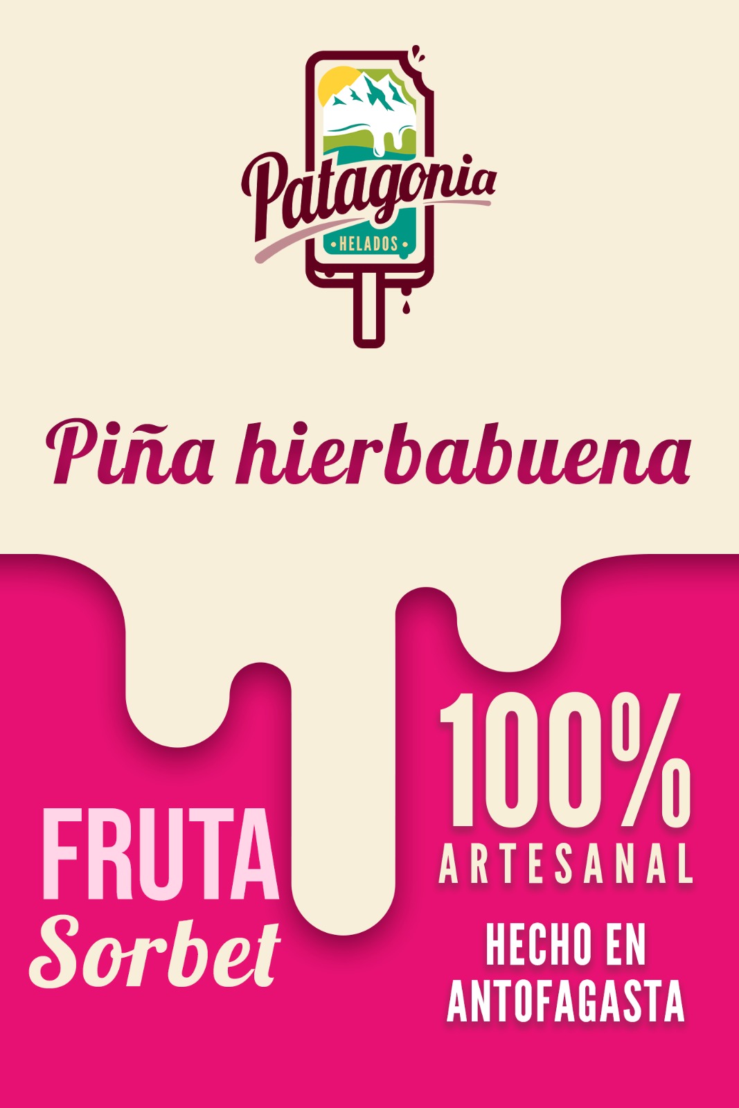 Sorbete de Piña Hierbabuena