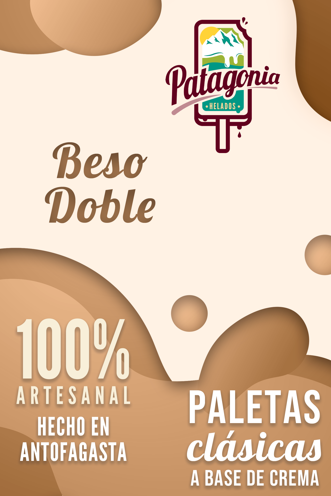 Paleta Beso Doble (Nutella)