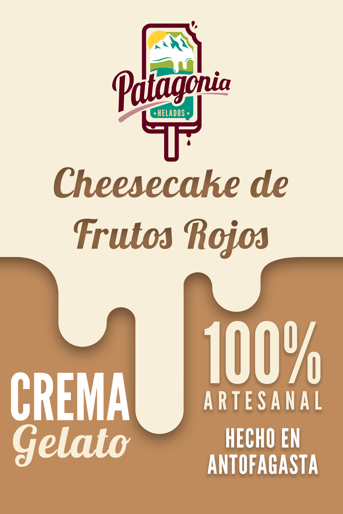Gelato Cheesecake de Frutos Rojos