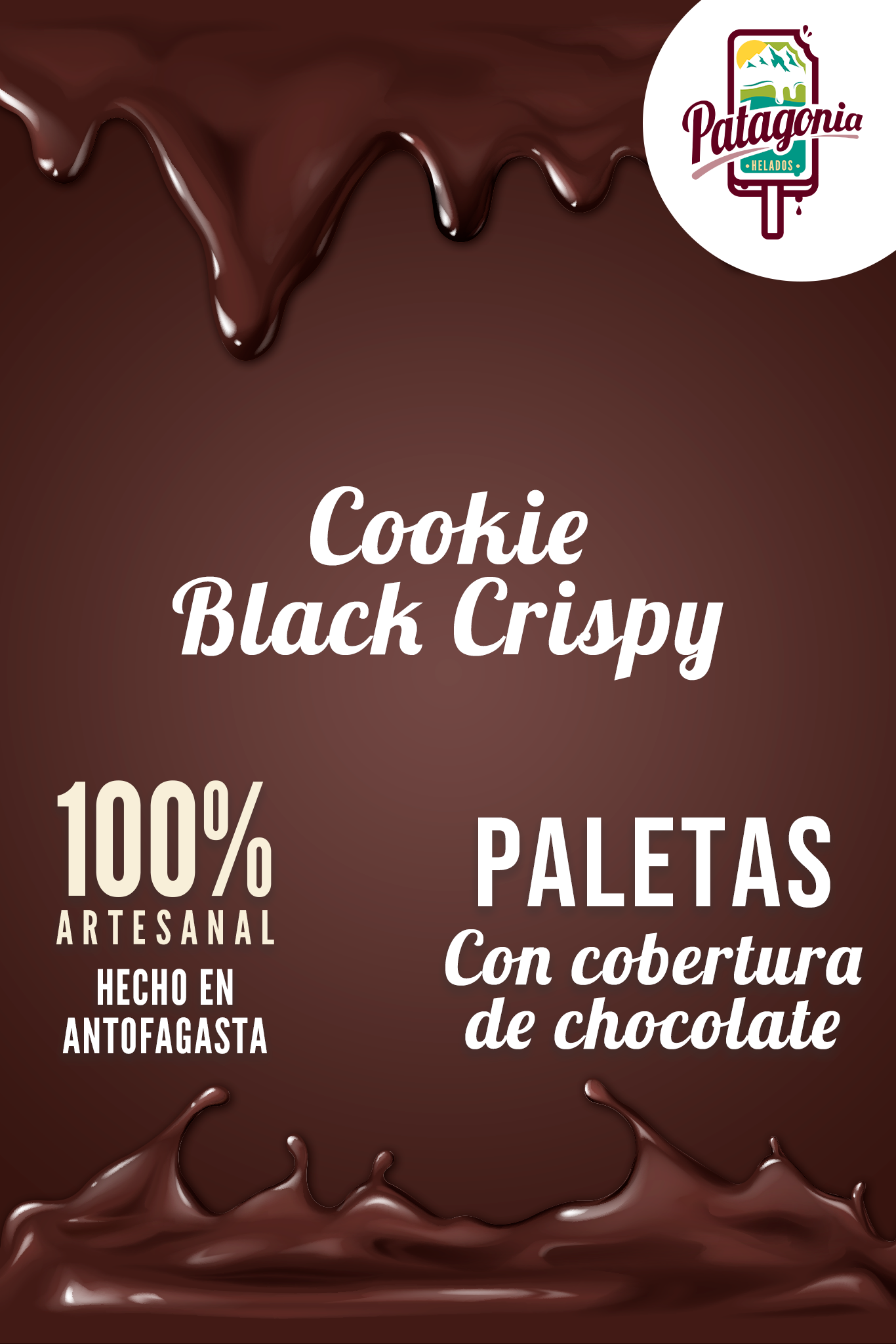 PALETA COOKIES BLACK CRISPI