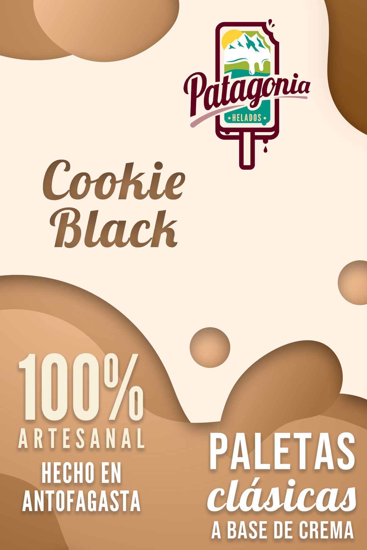 Paleta Cookies Black ( Oreo )