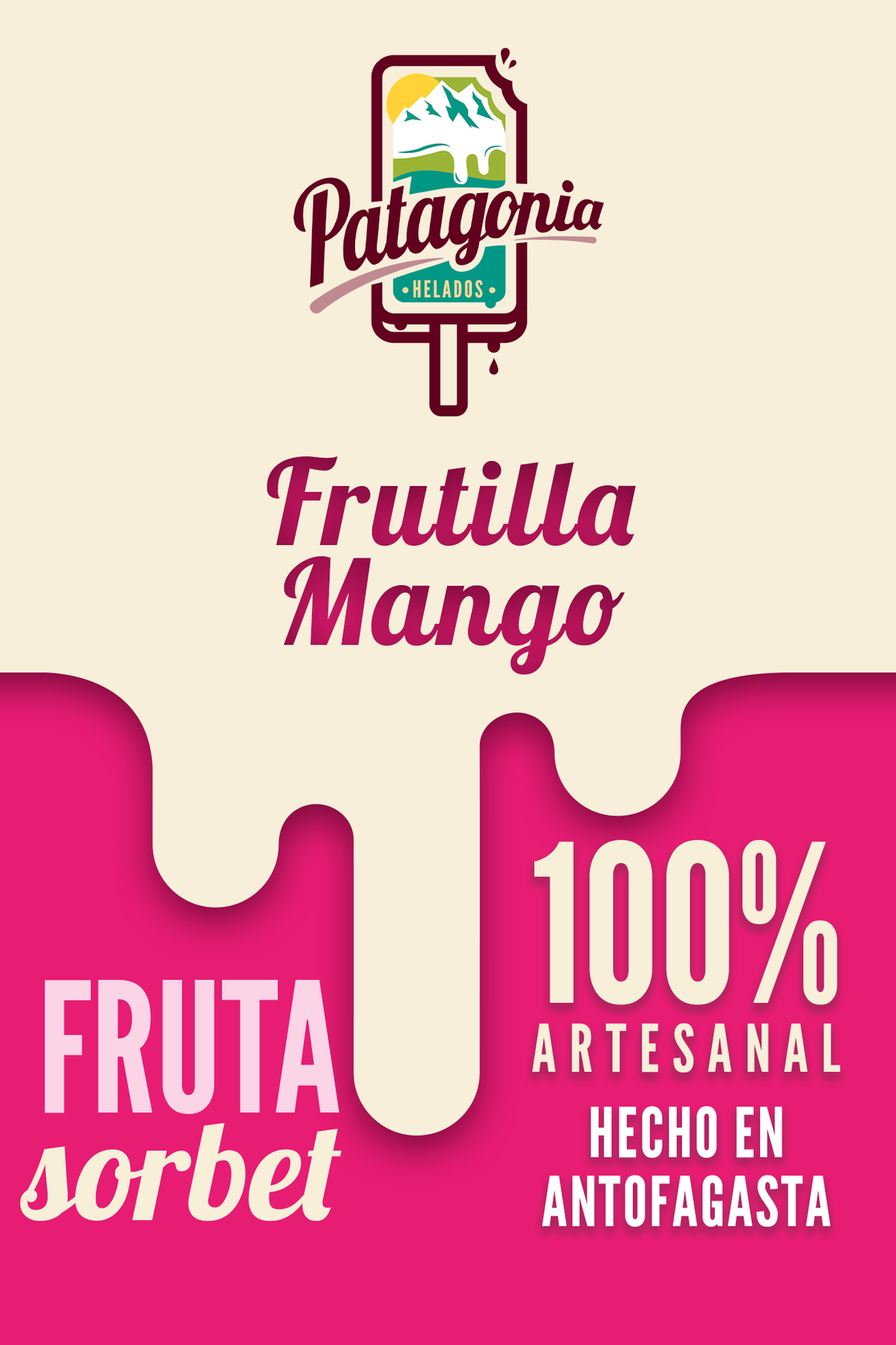 Sorbete Frutilla- Mango