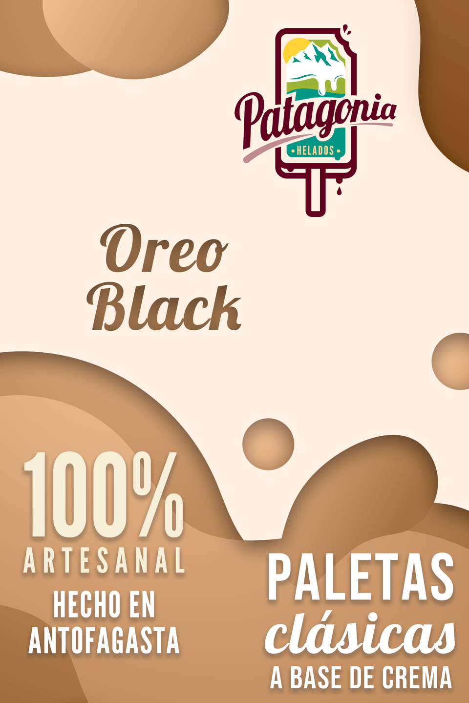 Paleta Oreo Black / cacao-Oreo