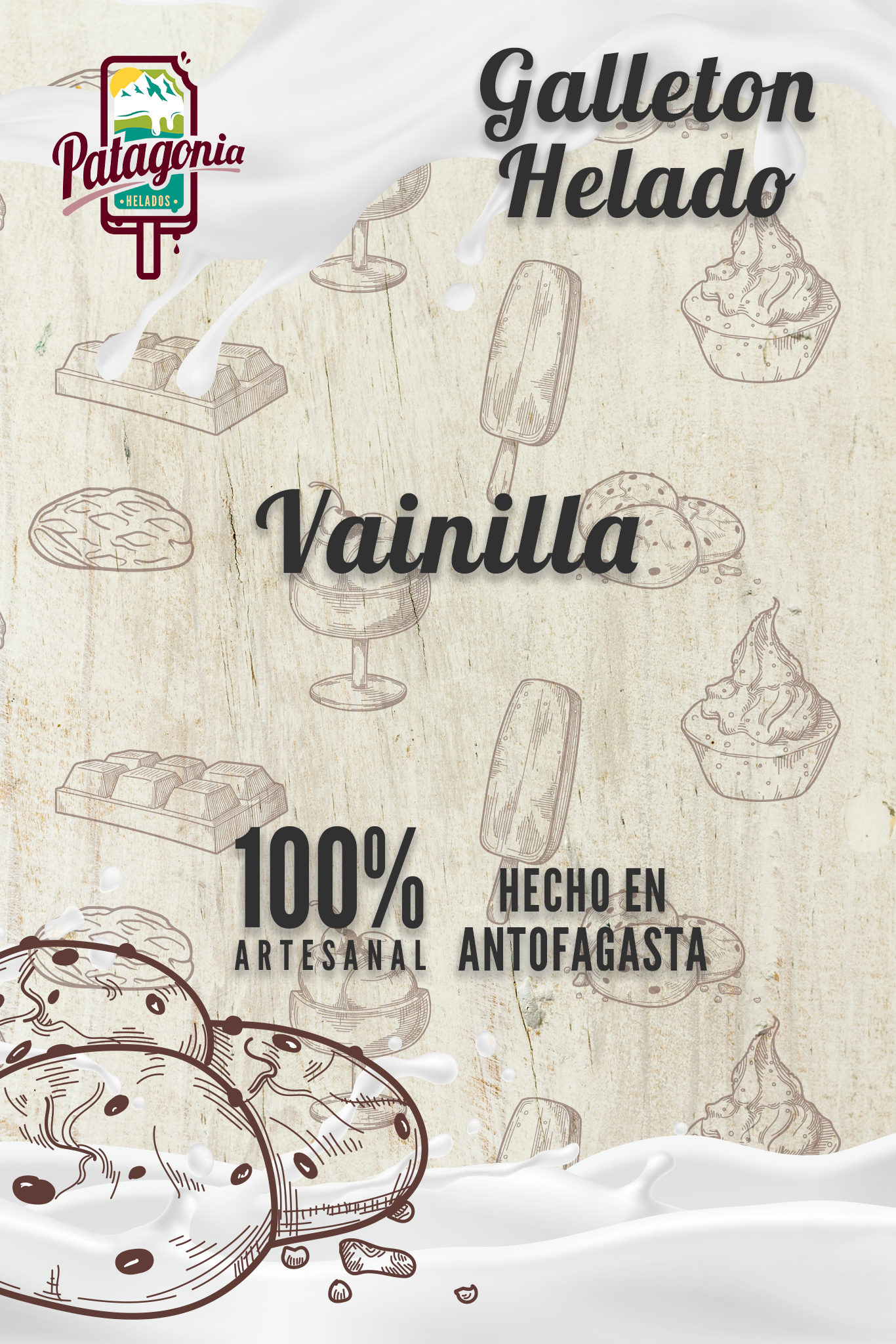 Galleton Gelato de VAINILLA