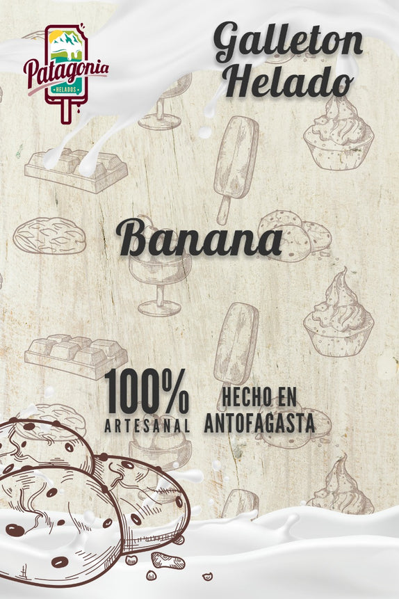 Galleton Gelato de BANANA MANJAR